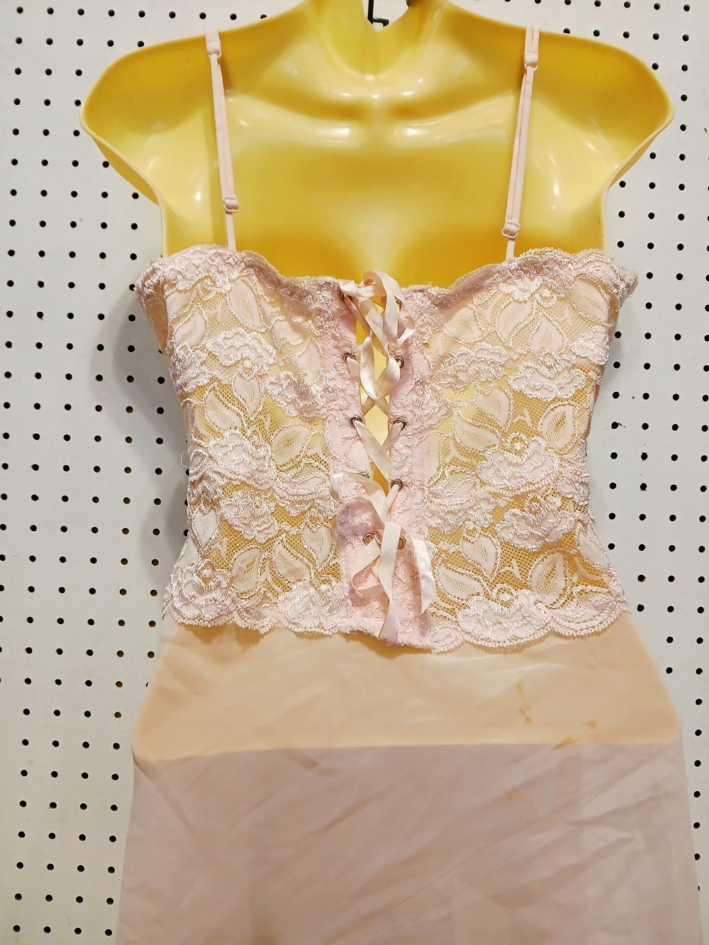 Source Unknown Pale Pink Lace Chemise Nightgown - Picture 6 of 10